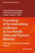 Cover: Proceedings of the International Conference on Eco-friendly Fibers and Polymeric Materials - Springer