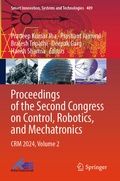 Cover: Proceedings of the Second Congress on Control, Robotics, and Mechatronics - Springer