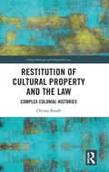 Cover: Restitution of Cultural Property and the Law - Routledge