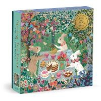 Abbildung von: Spring Tea Party 500 Piece Foil Puzzle - Galison
