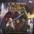 Cover: Crowns and Flames Colouring Book - Sparkpool