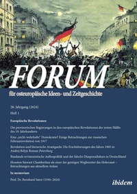 Abbildung von: Forum fuer osteuropaeische Ideen- und Zeitgeschichte - ibidem-Verlag, Jessica Haunschild u Christian Schon