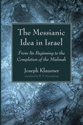 Cover: The Messianic Idea in Israel - Wipf & Stock Publishers