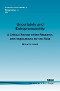 Cover: Uncertainty and Entrepreneurship - now publishers Inc