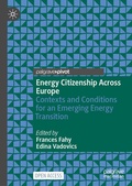Cover: Energy Citizenship Across Europe - Palgrave Macmillan