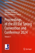 Cover: Proceedings of the RILEM Spring Convention and Conference 2024 - Springer