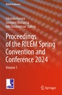 Cover: Proceedings of the RILEM Spring Convention and Conference 2024 - Springer