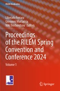 Cover: Proceedings of the RILEM Spring Convention and Conference 2024 - Springer