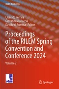 Cover: Proceedings of the RILEM Spring Convention and Conference 2024 - Springer