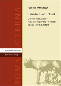 Abbildung von: Kaisertum und Kolonat - Franz Steiner Verlag
