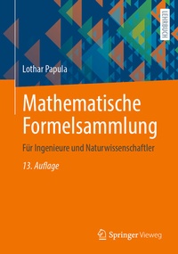 Abbildung von: Mathematische Formelsammlung - Springer Vieweg