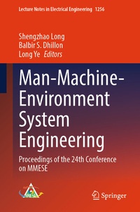 Enlarge image Cover: Man-Machine-Environment System Engineering - Springer
