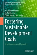 Cover: Fostering Sustainable Development Goals - Springer