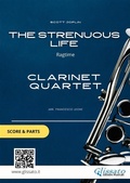 Cover: Clarinet Quartet "The Strenuous Life" by Scott Joplin (score & parts) - Glissato Edizioni Musicali