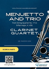 Abbildung von: Clarinet Quartet "Menuetto and Trio" score & parts - Glissato Edizioni Musicali