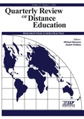 Cover: Quarterly Review of Distance Education Vol 25 Issue 1 - Information Age Publishing
