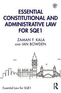 Abbildung von: Essential Constitutional and Administrative Law for SQE1 - Routledge