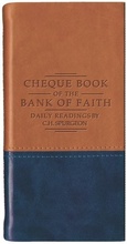 Cover: Chequebook of the Bank of Faith - Tan/Blue - Christian Focus Publications Ltd