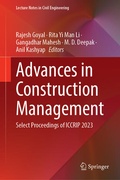 Cover: Advances in Construction Management - Springer