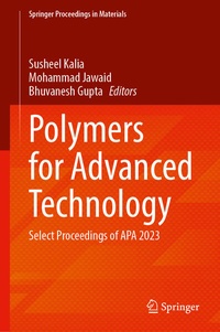 Enlarge image Cover: Polymers for Advanced Technology - Springer