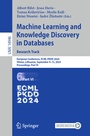Cover: Machine Learning and Knowledge Discovery in Databases. Research Track - Springer
