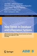 Cover: New Trends in Database and Information Systems - Springer