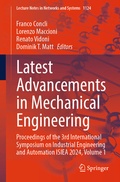 Cover: Latest Advancements in Mechanical Engineering - Springer