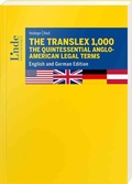 Cover: The Translex 1,000 - The Quintessential Anglo-American Legal Terms - Linde