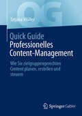 Cover: Quick Guide Professionelles Content-Management - Springer Gabler