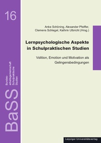 Bild: Lernpsychologische Aspekte in Schulpraktischen Studien - Leipziger Uni-Vlg