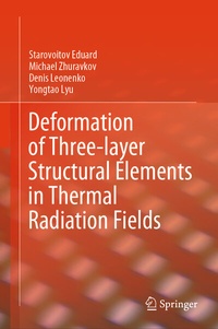 Abbildung von: Deformation of Three-layer Structural Elements in Thermal Radiation Fields - Springer