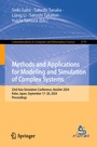 Cover: Methods and Applications for Modeling and Simulation of Complex Systems - Springer