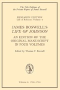 Cover: James Boswell's 'Life of Johnson' - Yale University Press