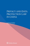 Cover: Privacy and Data Protection Law in China - Wolters Kluwer