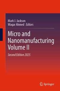 Abbildung von: Micro and Nanomanufacturing Volume II - Springer