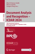 Cover: Document Analysis and Recognition - ICDAR 2024 - Springer