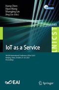 Cover: IoT as a Service - Springer