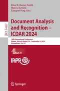 Cover: Document Analysis and Recognition - ICDAR 2024 - Springer