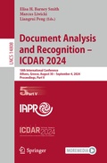 Cover: Document Analysis and Recognition - ICDAR 2024 - Springer
