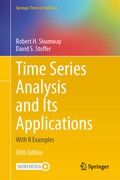 Cover: Time Series Analysis and Its Applications - Springer