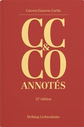 Cover: Code civil suisse et Code des obligations annot&eacute;s (CC & CO) - Helbing & Lichtenhahn
