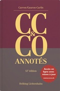Cover: Code civil suisse et Code des obligations annot&eacute;s (CC & CO) - Helbing & Lichtenhahn