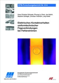 Cover: Elektrisches Kontaktverhalten umformtechnischer F&uuml;geverbindungen bei Fehlerstr&ouml;men - Europ&auml;ische Forschungsgesellschaft f&uuml;r Blechverarbeitung e.V. (EFB)