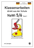 Cover: NaWi 5/6, Band 1, Klassenarbeiten direkt aus der Schule mit L&ouml;sungen - Durchblicker Verlag