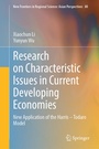 Cover: Research on Characteristic Issues in Current Developing Economies - Springer