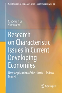 Enlarge image Cover: Research on Characteristic Issues in Current Developing Economies - Springer