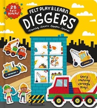 Enlarge image Cover: Diggers Touchy-Feely Felt Play & Learn - Two Windmills