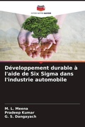 Cover: Developpement durable a l'aide de Six Sigma dans l'industrie automobile - Editions Notre Savoir