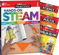 Cover: 180 Days (TM): STEAM, Science, Math, & Problem Solving Grade 1: 4-Book Set - Shell Educational Publishing