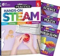 Cover: 180 Days (TM): STEAM, Science, Math, & Problem Solving Grade 5: 4-Book Set - Shell Educational Publishing